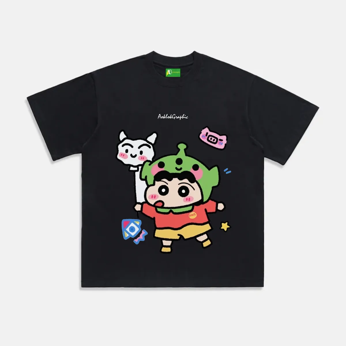 AG Cartoon Characters Crayon Shin-Chan T-Shirt