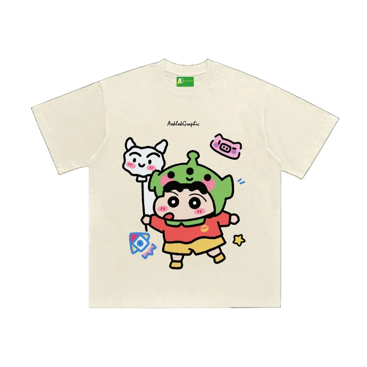 AG Cartoon Characters Crayon Shin-Chan T-Shirt