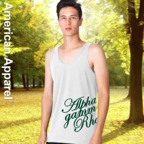 Alpha Gamma Rho Fraternity Printed Tank - American Apparel 2408W - CAD