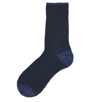 Alto Milano Blue Donna Short Socks