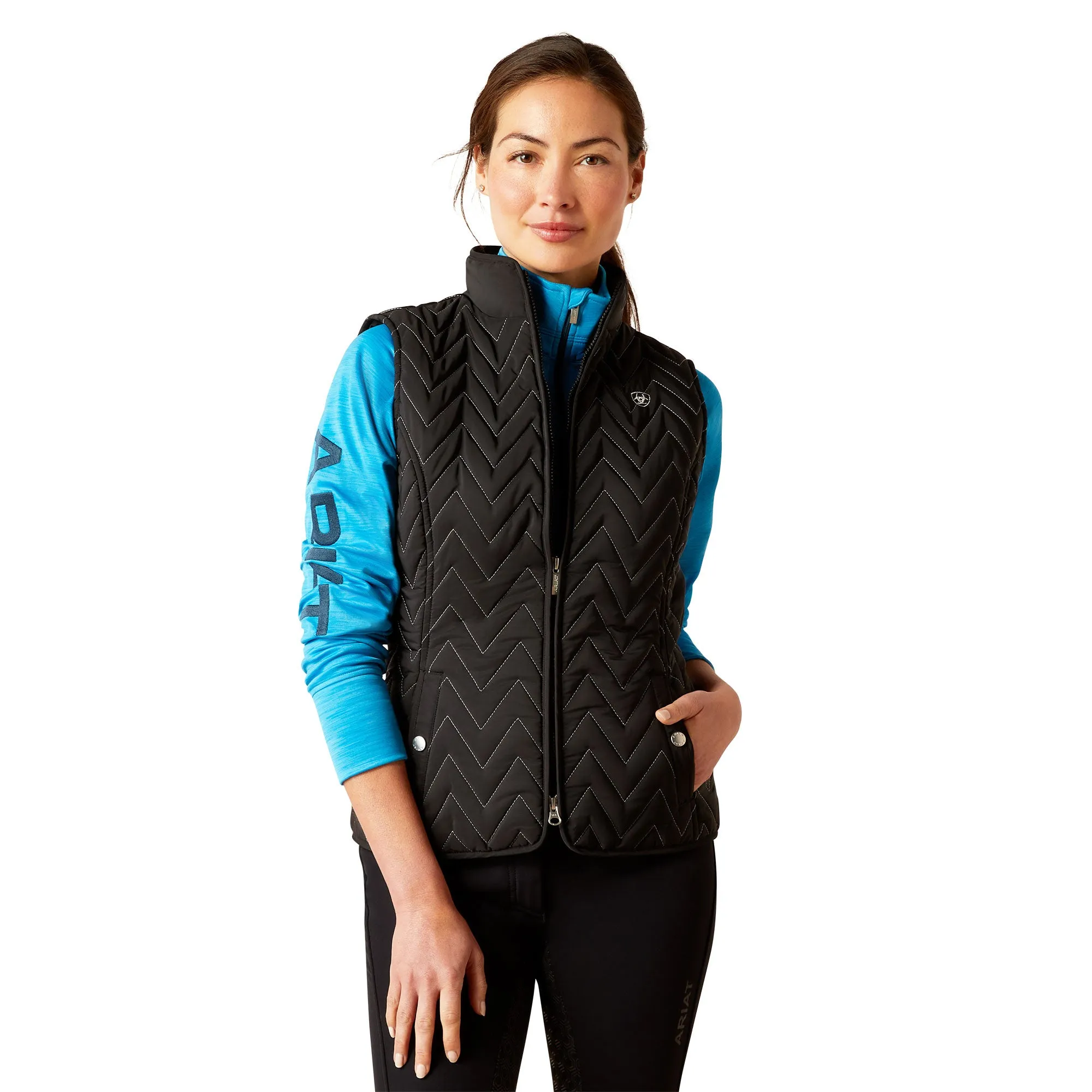 Ariat Ladies Ashley Insulated Black Vest 10046713