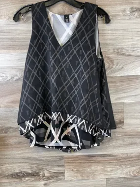 Black & Grey Top Sleeveless White House Black Market, Size Xs