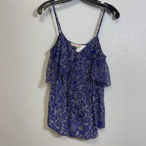 Blue Top Sleeveless Rebecca Taylor, Size S