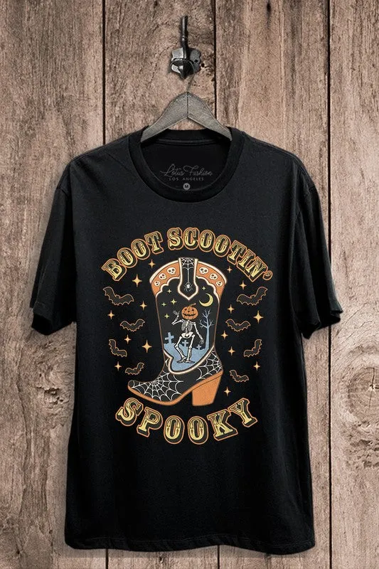 Boot Scootin Spooky Graphic Top S-XL