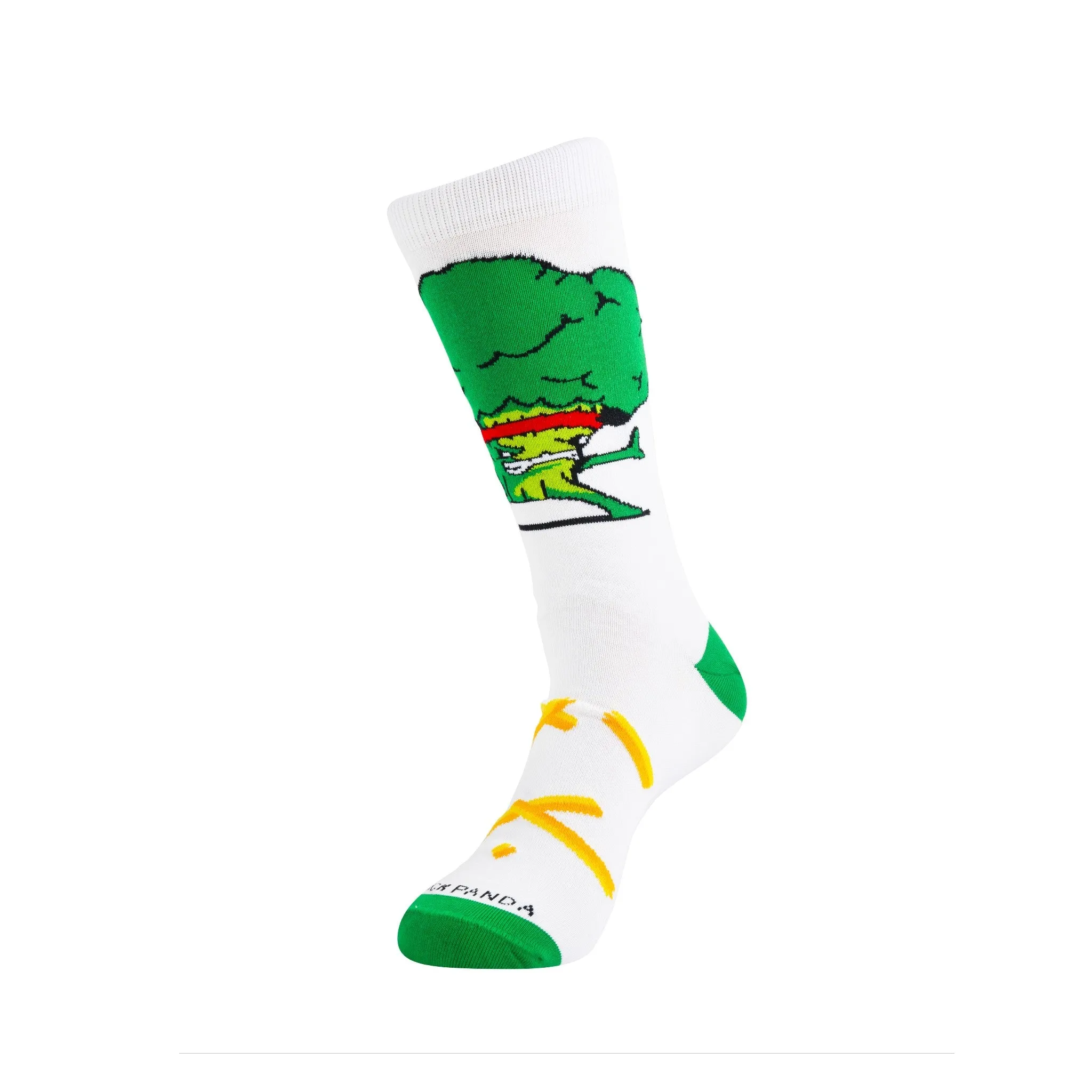 Broccoli vs. French Fries Socks from the Sock Panda