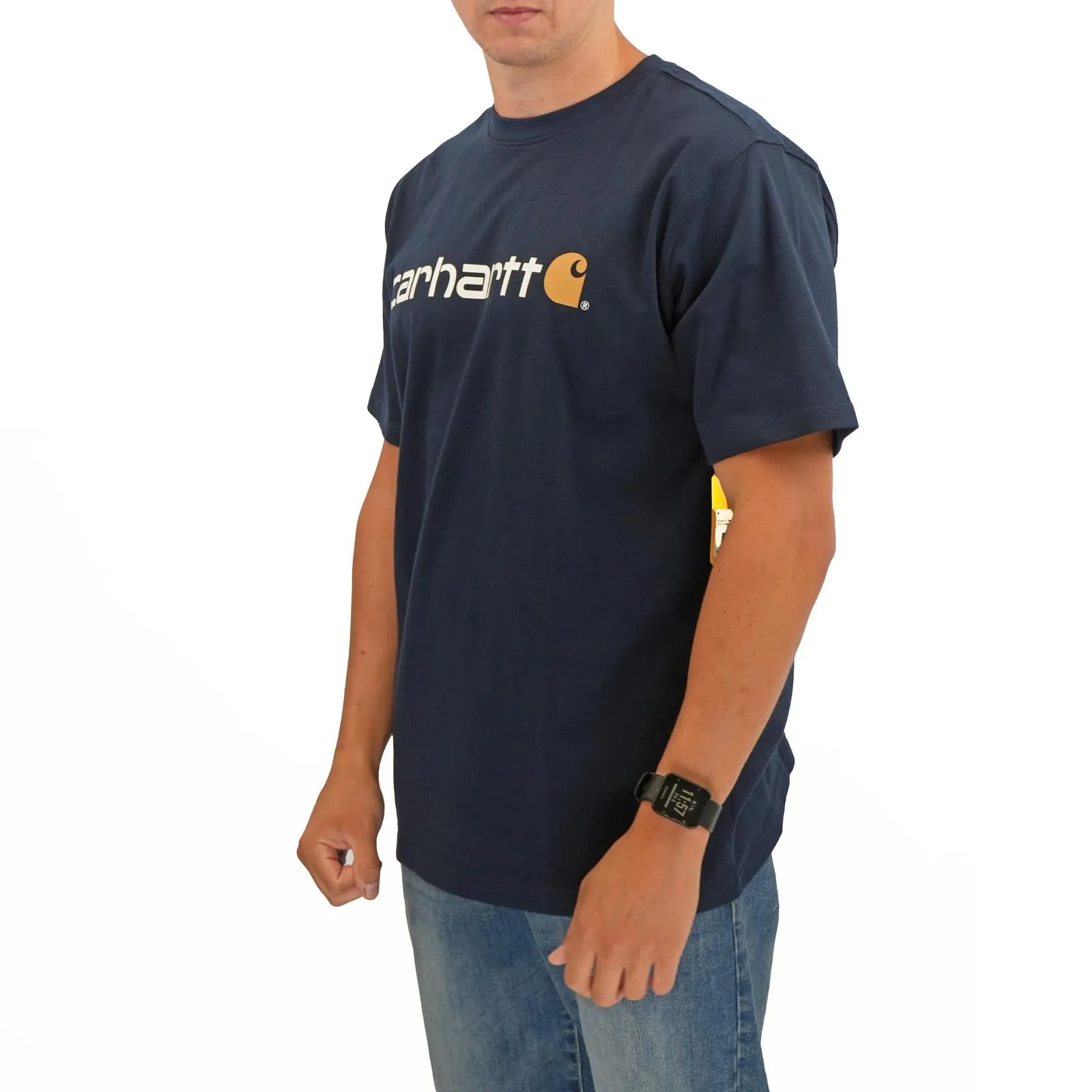 Carhartt Relaxed Fit Heavyweight Navy T-shirt