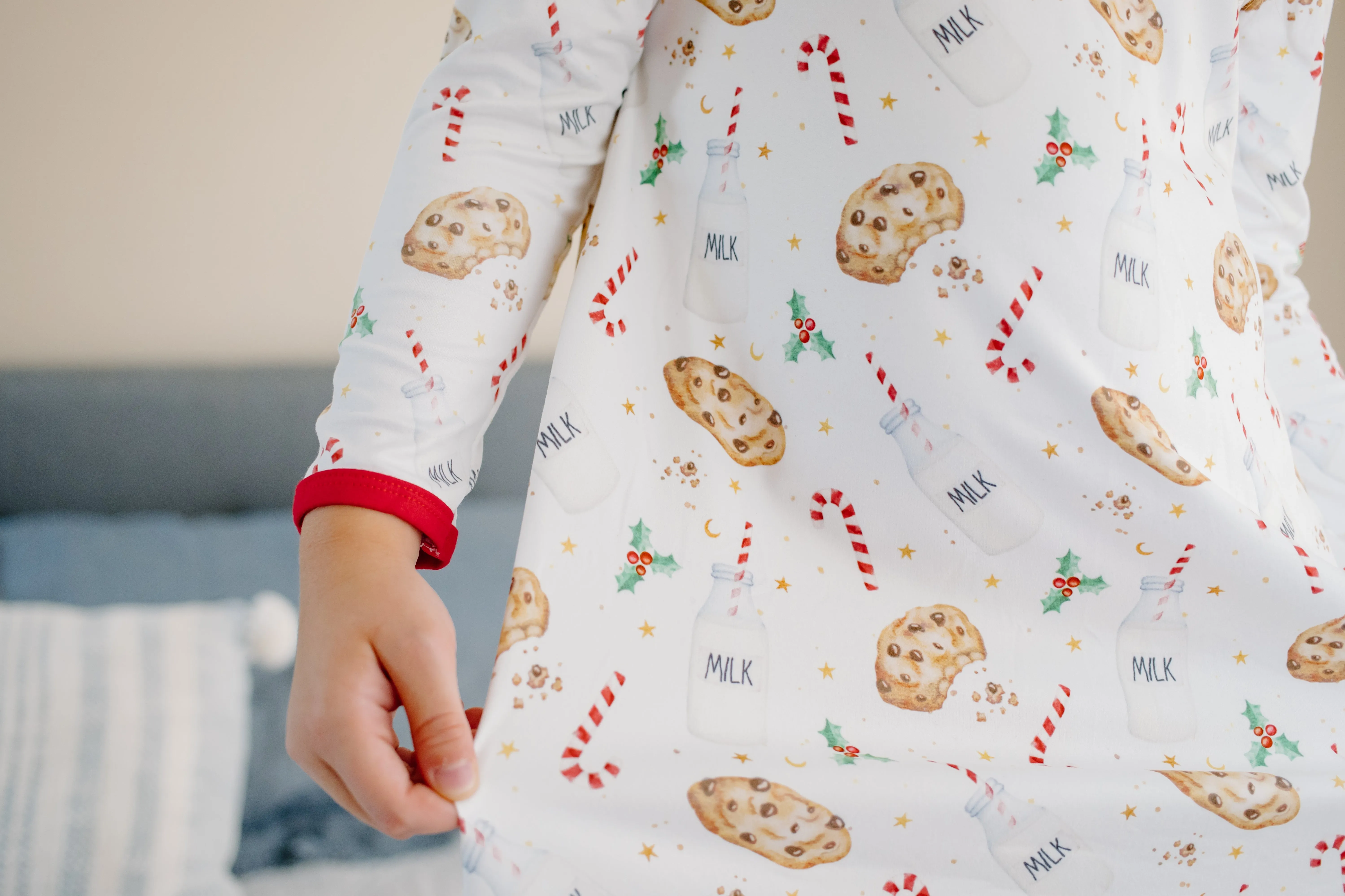 CHRISTMAS COOKIES & MILK NIGHTGOWN