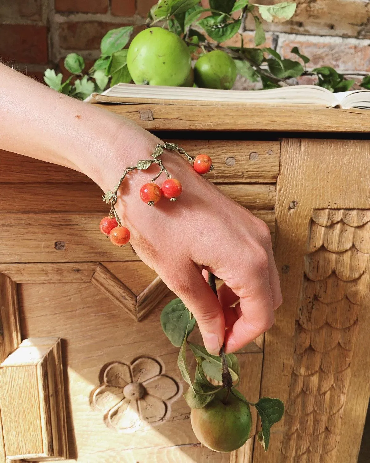 Crab Apple Drops Bracelet