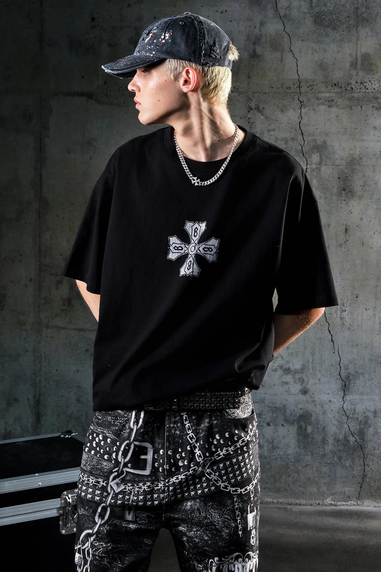 Cross Logo Short Sleeve T-shirt