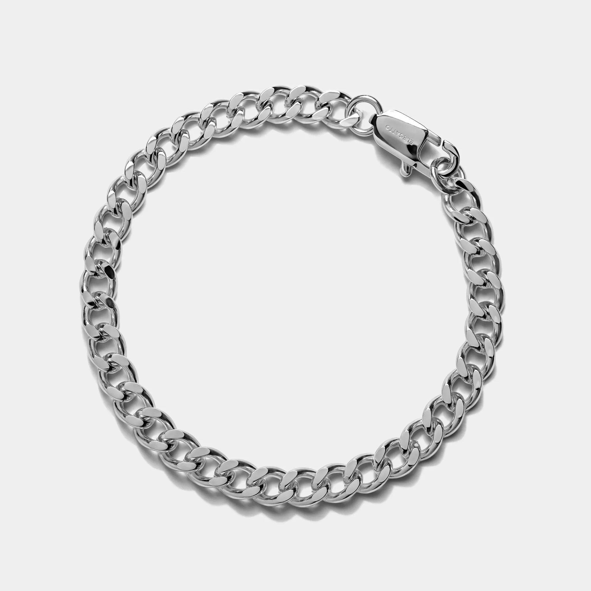 Cuban Chain Bracelet Silver (6mm)