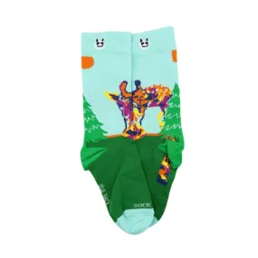 Curious Giraffe Socks from the Sock Panda