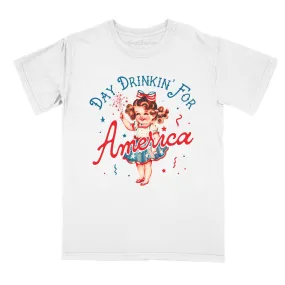 Day Drinkin' For America Comfort Colors Tee