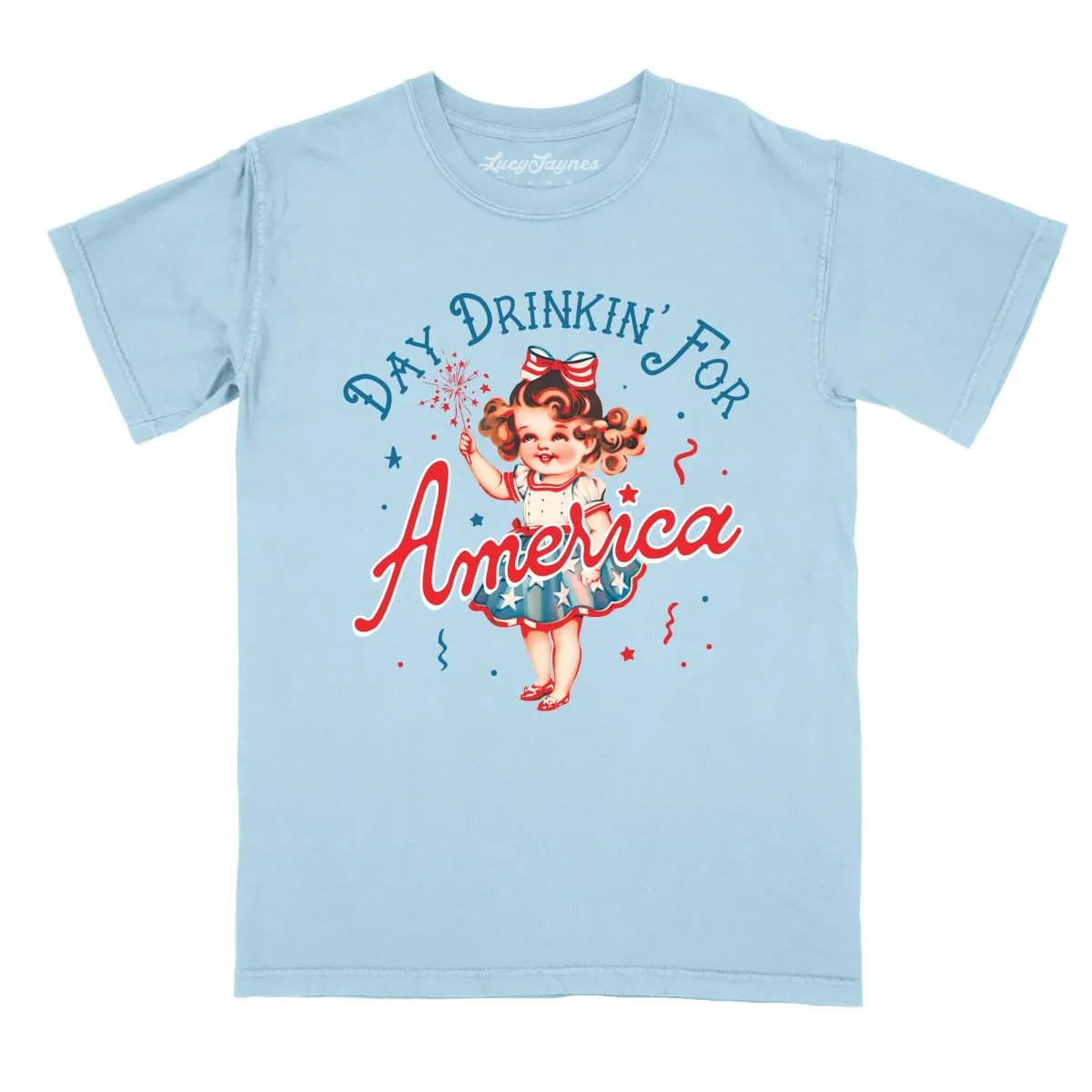 Day Drinkin' For America Comfort Colors Tee