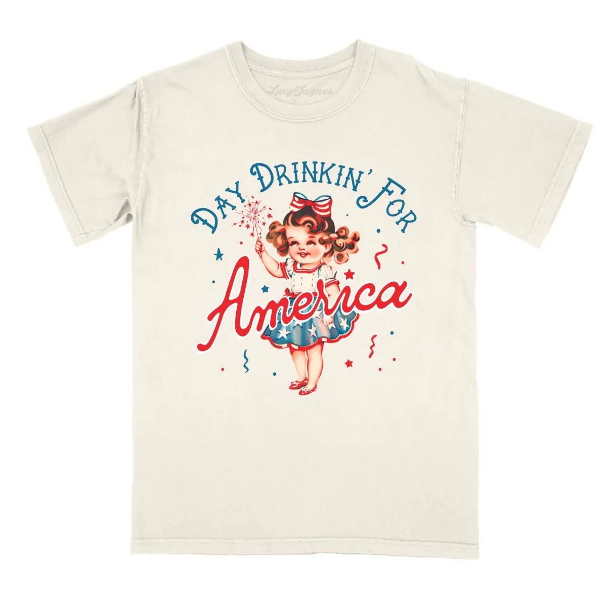 Day Drinkin' For America Comfort Colors Tee