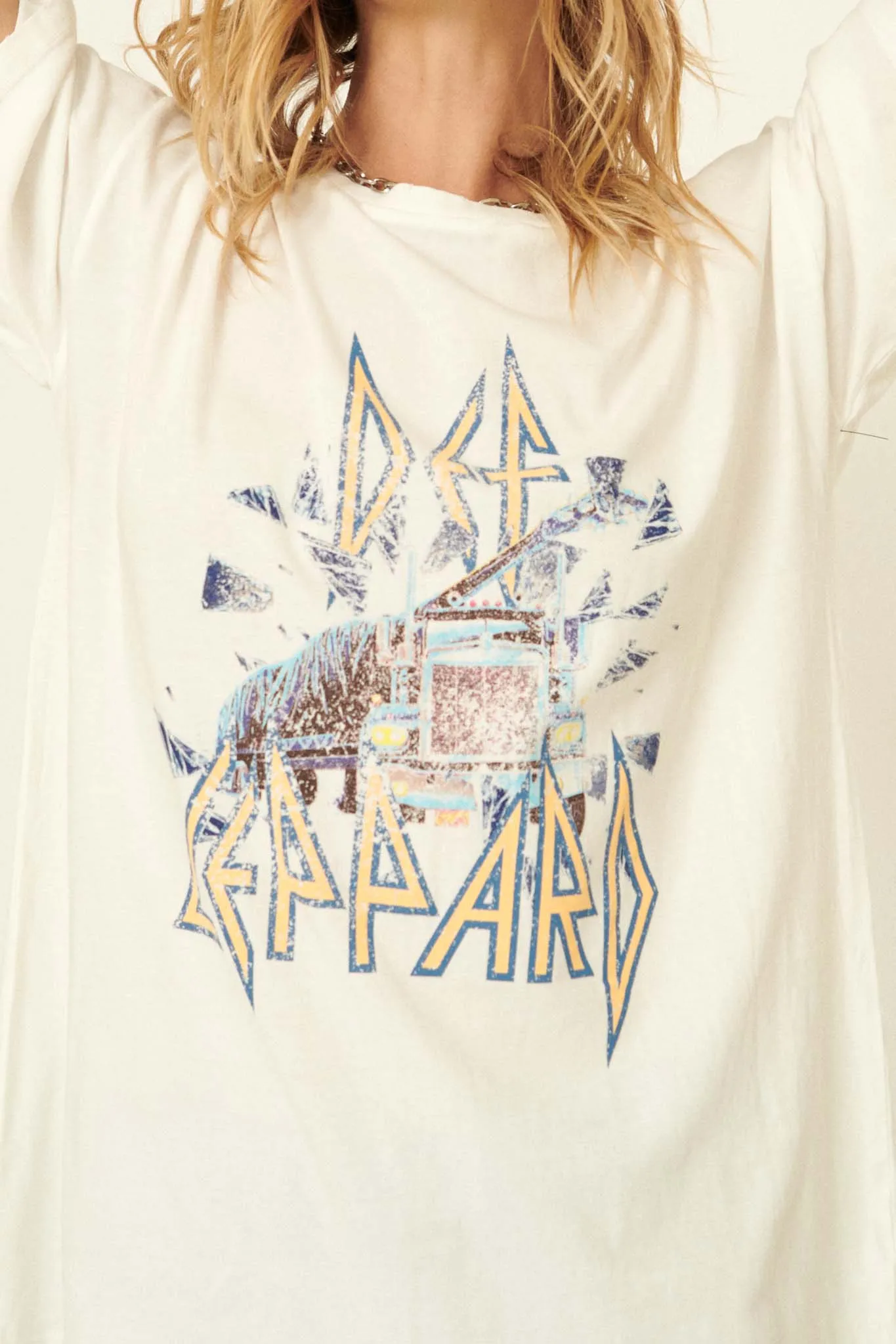 Def Leppard On Through the Night Graphic Tee