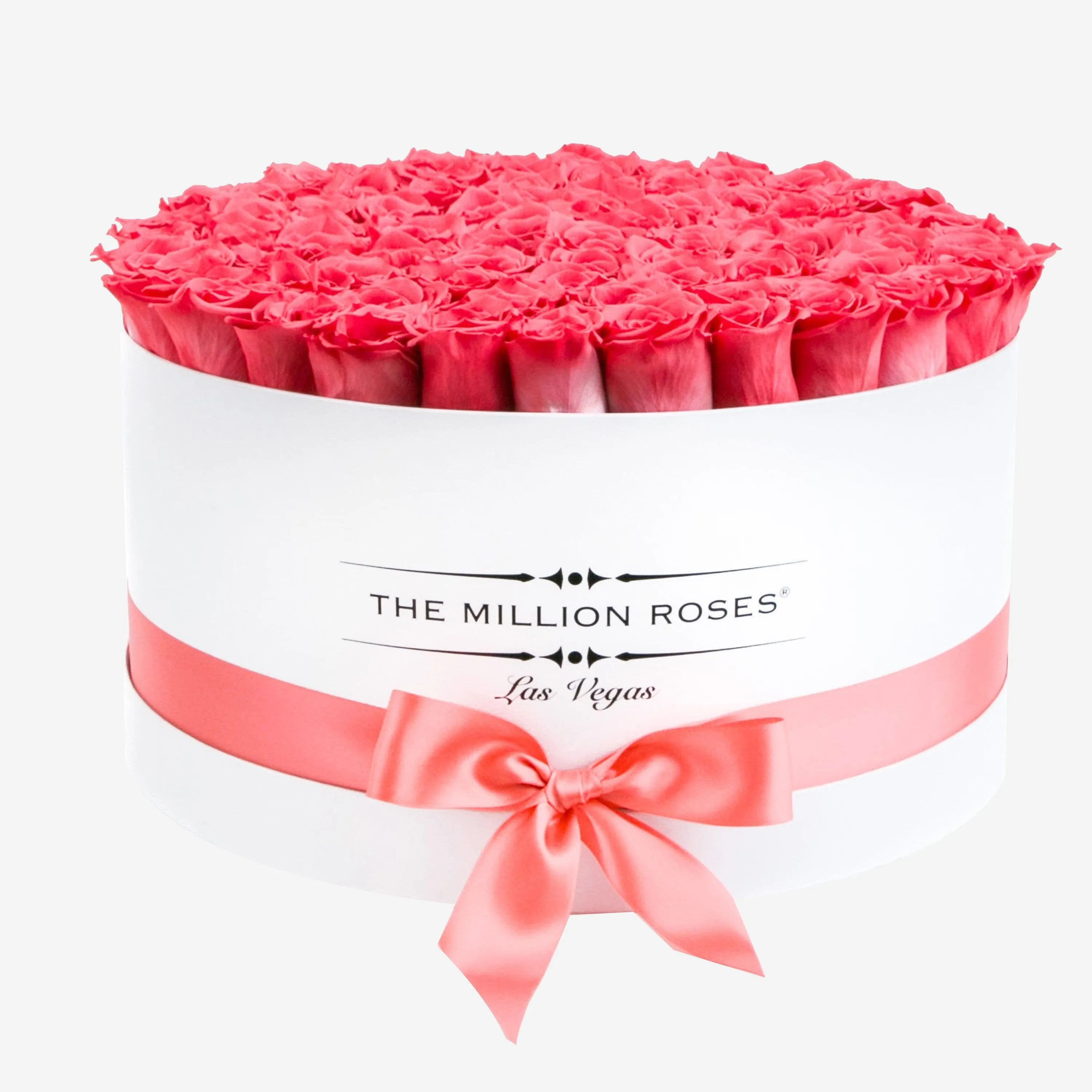 Deluxe White Box | Coral Roses