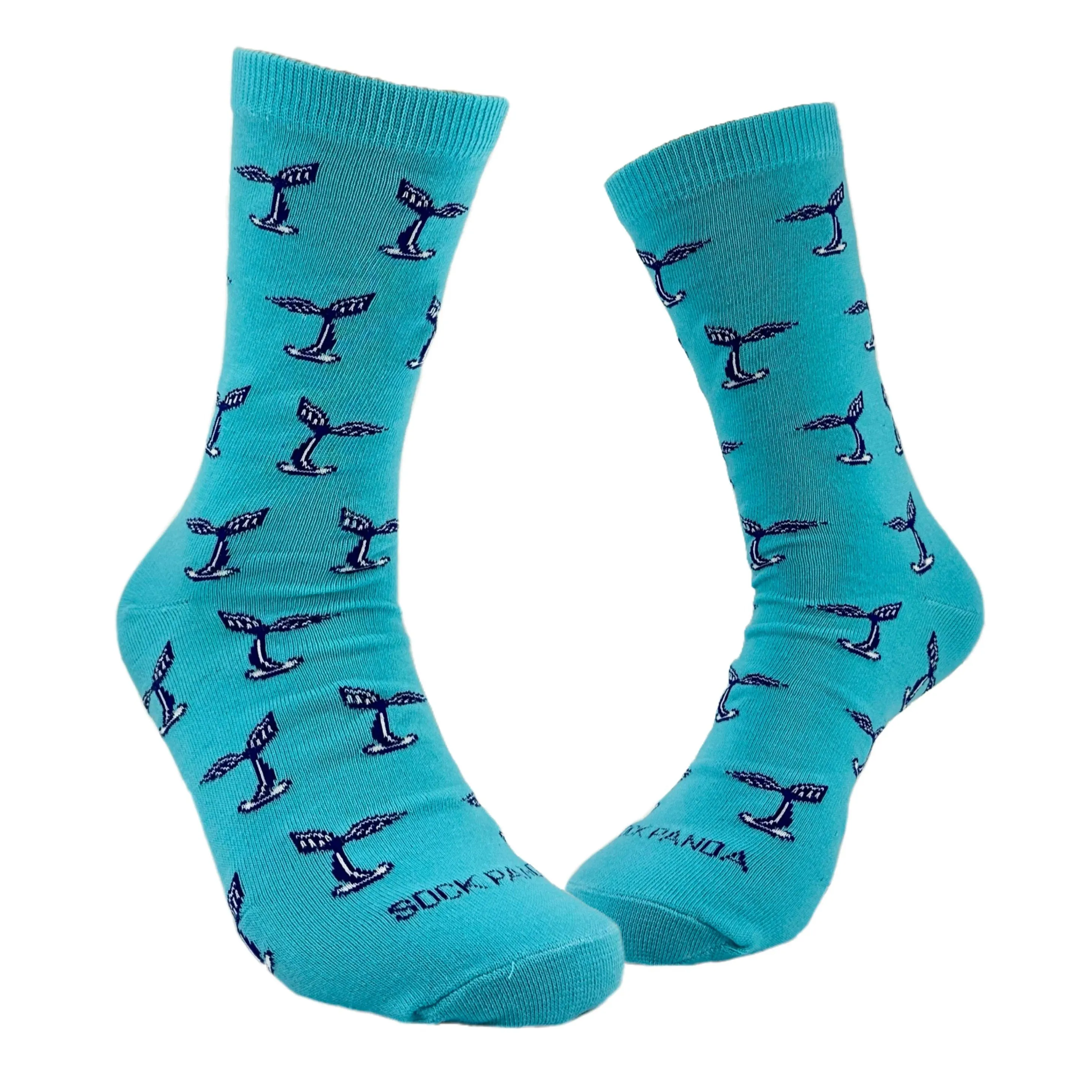 Dolphin Tails Pattern Socks from the Sock Panda (Adult Medium - Women's Shoe Sizes 5-10)