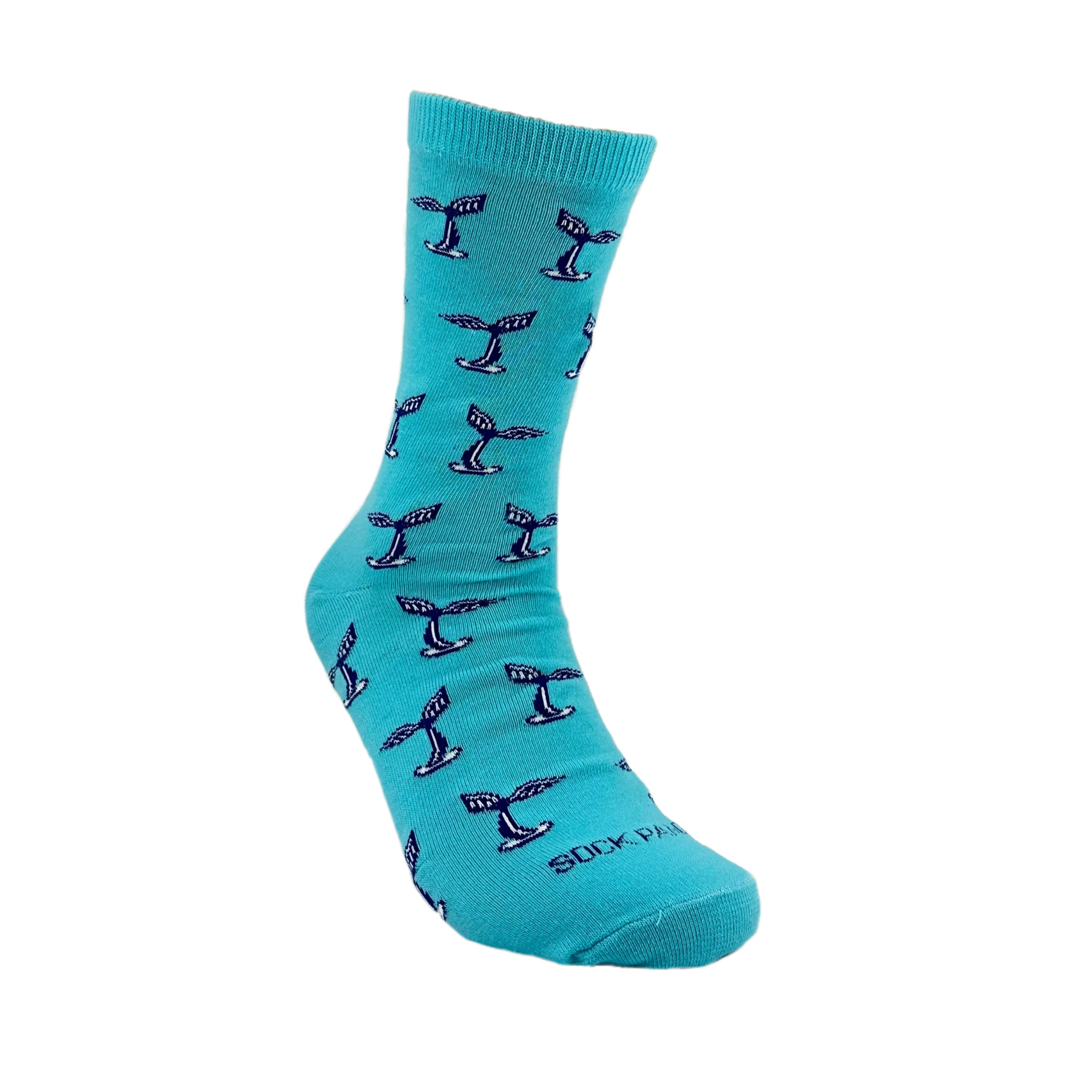 Dolphin Tails Pattern Socks from the Sock Panda (Adult Medium - Women's Shoe Sizes 5-10)