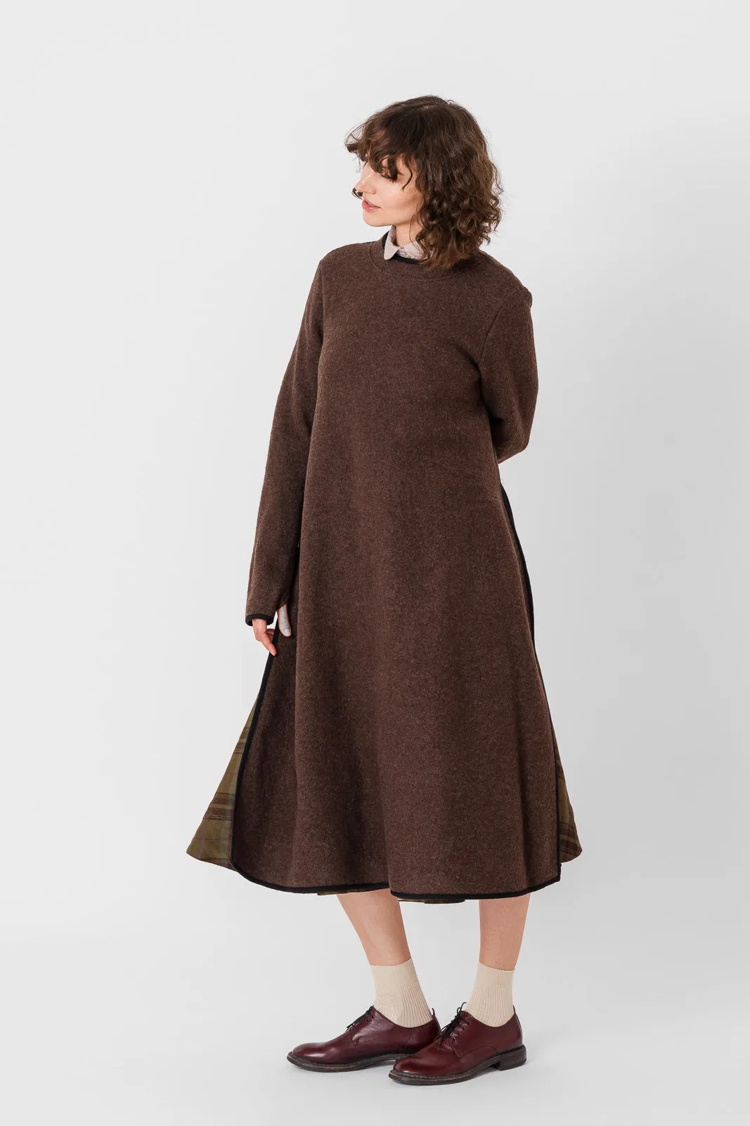 Double Slit Dress, Wool