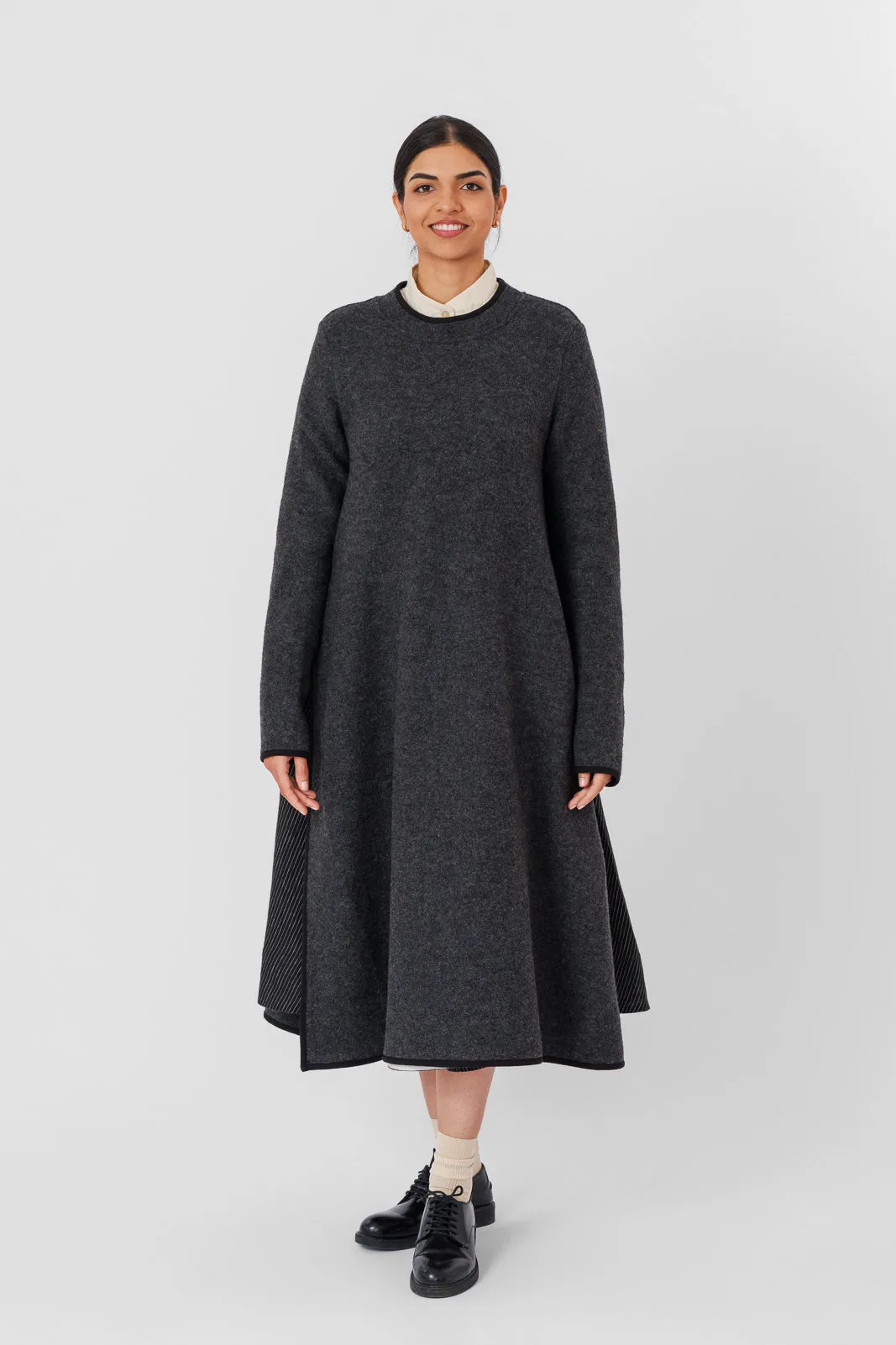 Double Slit Dress, Wool