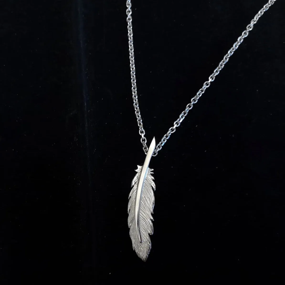 Earth Angel Feather Pendant