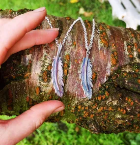 Earth Angel Feather Pendant