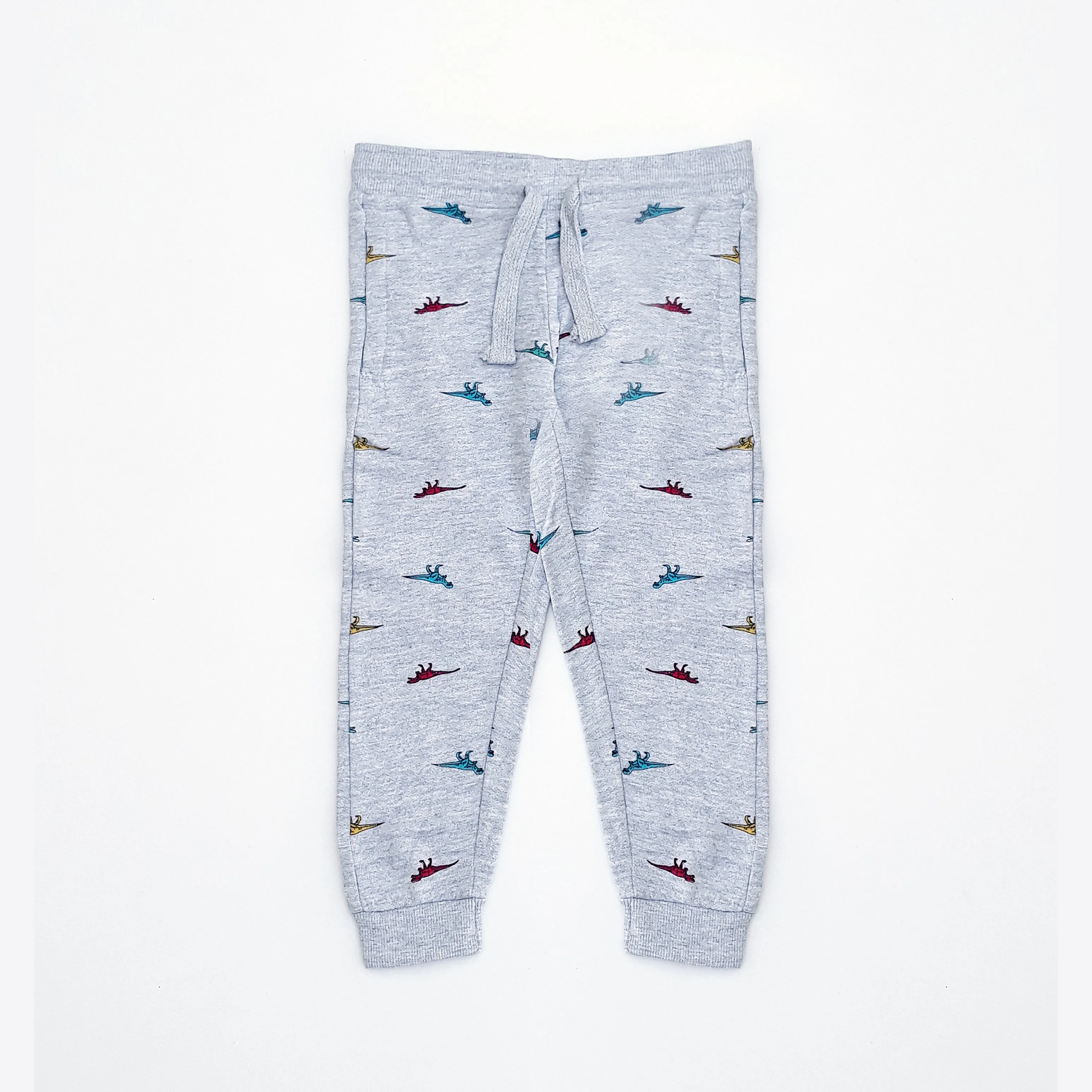 FA - Kids 'Grey' Dino Printed Fleece Trouser FA527