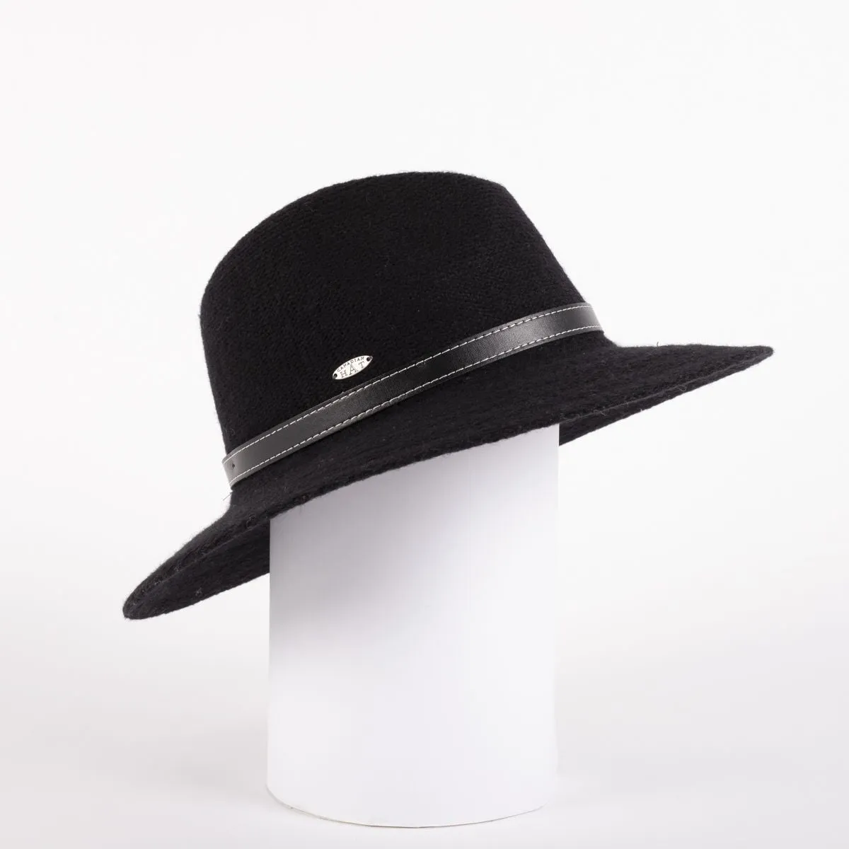 FELINA - FEDORA WITH LEATHER TIE