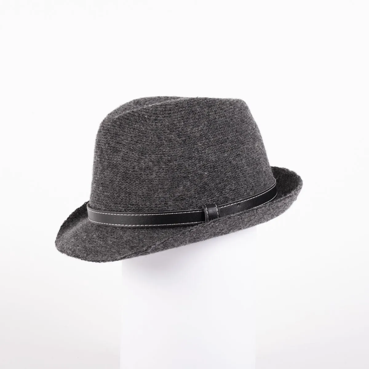 FELINE - TRILBY FEDORA WITH LEATHER TIE