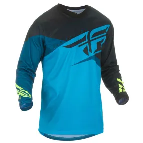 Fly Racing F-16 Motocross MX Jersey - Blue / Black / Hi-Vis