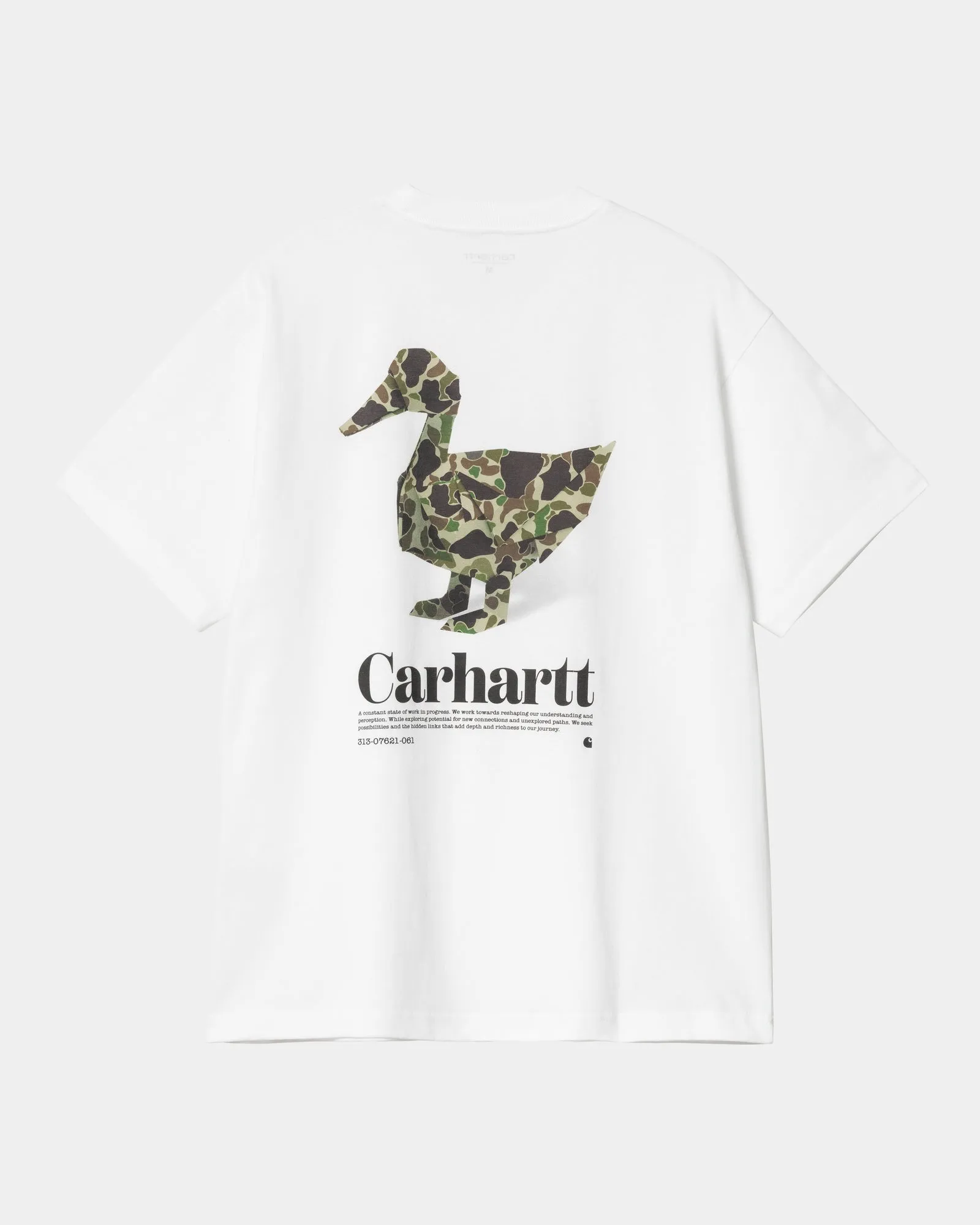 Fold Duck T-Shirt | White