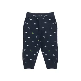 FR - Kids 'Black' Dino Printed Fleece Trouser FR532