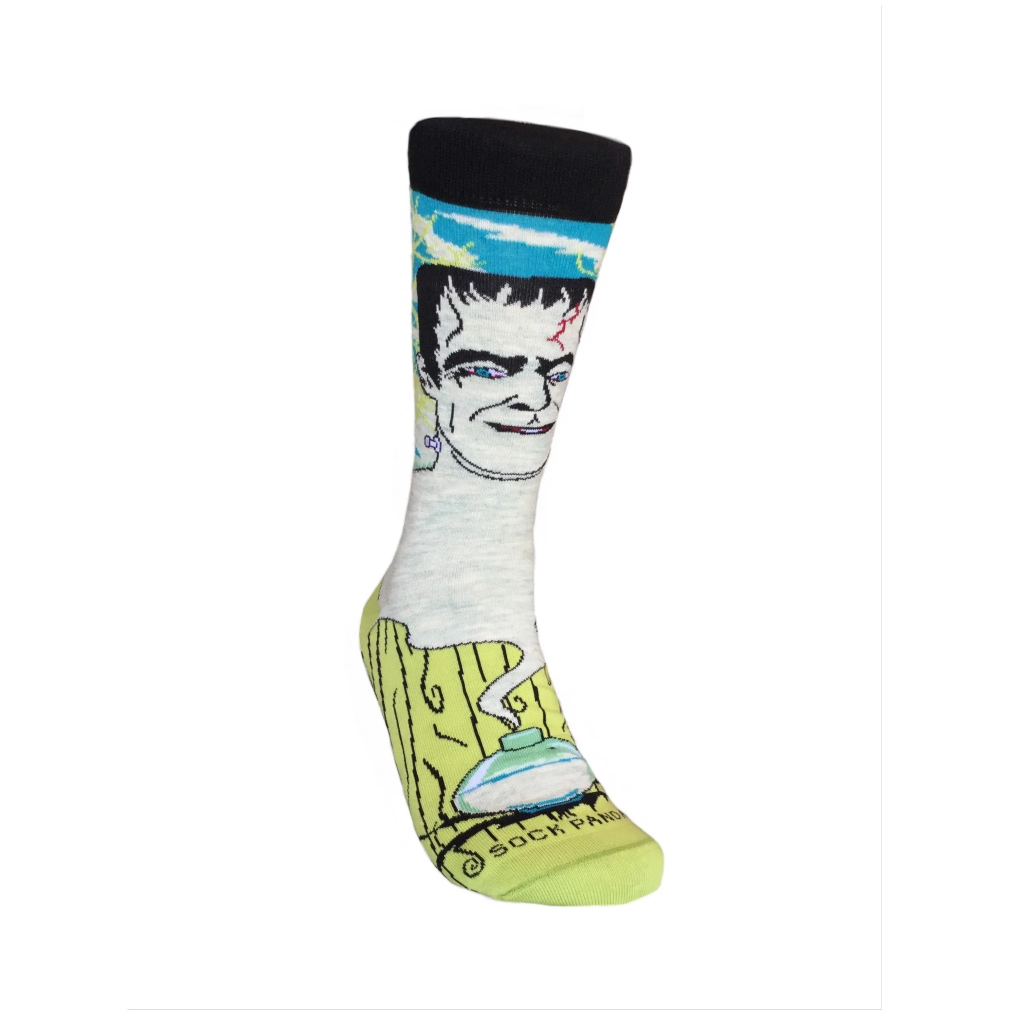 Frankenstein's Monster Socks from the Sock Panda (Adult Large - Men's Shoe Sizes 8-12)