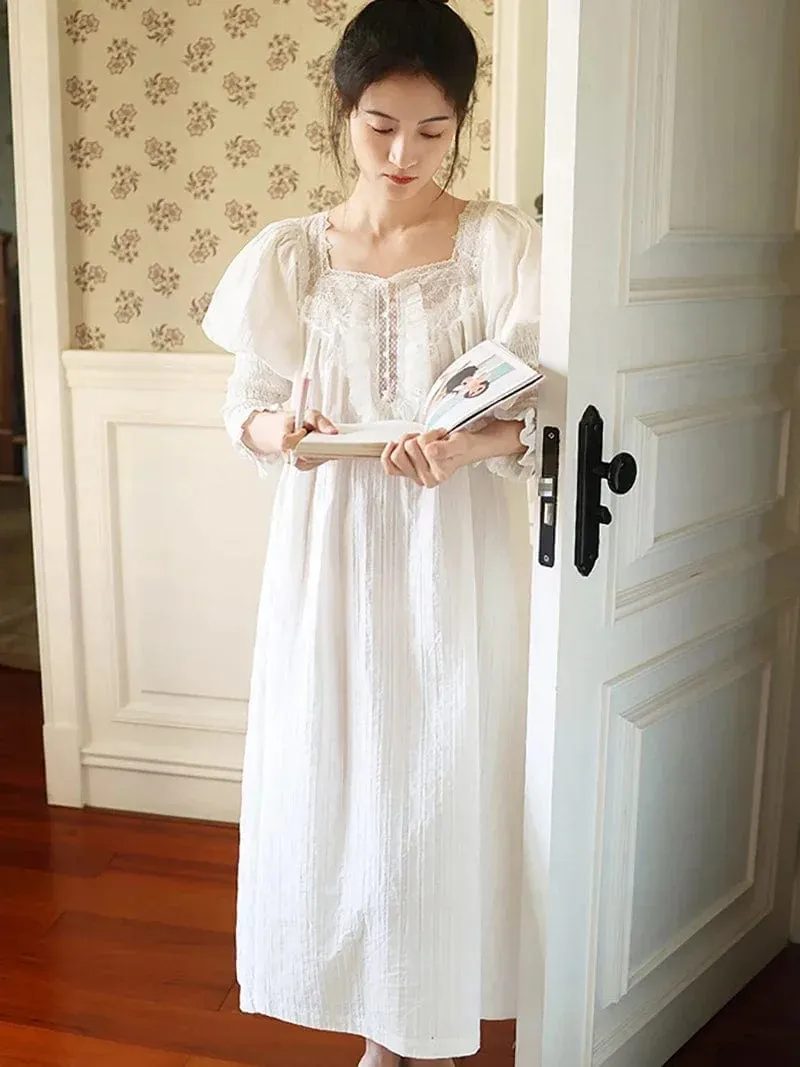 French Cotton Luxe Heirloom Nightgown