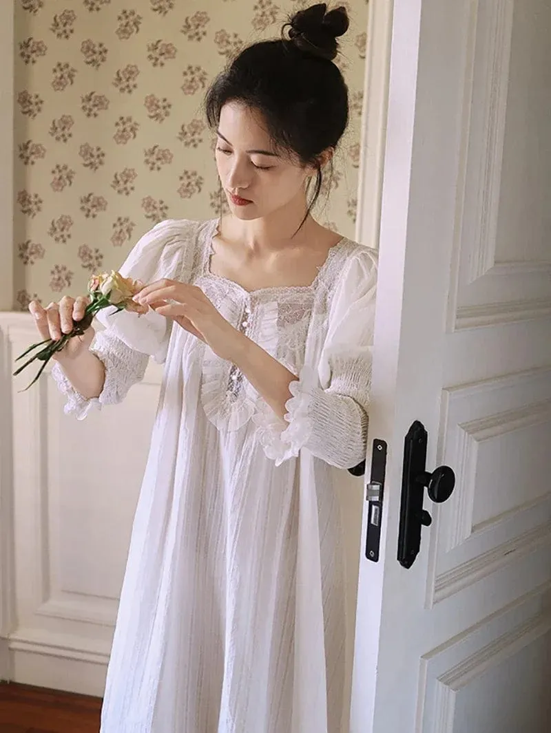 French Cotton Luxe Heirloom Nightgown