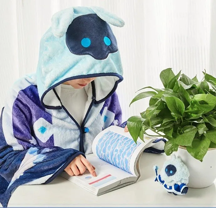 Genshin Impact - Cryo Abyss Mage Air Conditioning Blanket with Hat miHoYo