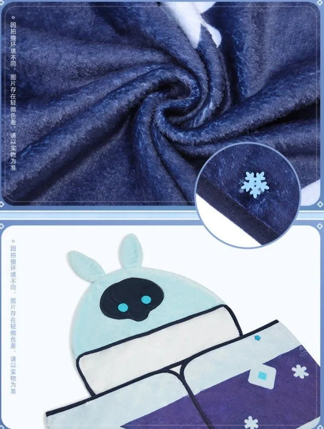 Genshin Impact - Cryo Abyss Mage Air Conditioning Blanket with Hat miHoYo