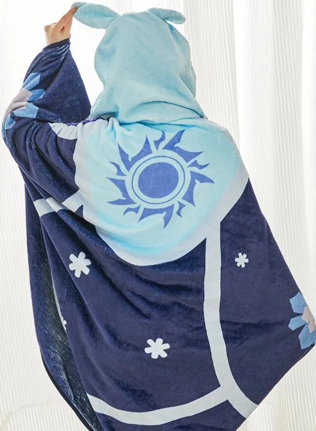 Genshin Impact - Cryo Abyss Mage Air Conditioning Blanket with Hat miHoYo