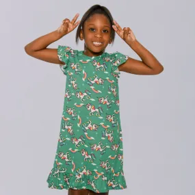 Girls' Unicorn NightGown - Green