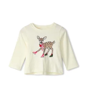 Hatley Baby & Toddler Long Sleeve Tee - Skating Deer