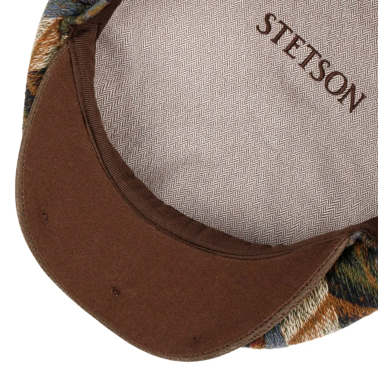 Hatteras Ethnic Jacquard Flat Cap by Stetson