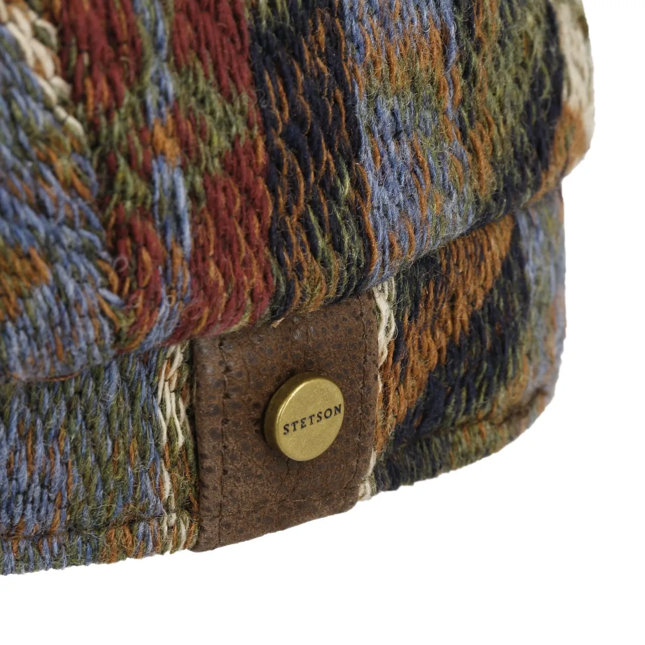 Hatteras Ethnic Jacquard Flat Cap by Stetson