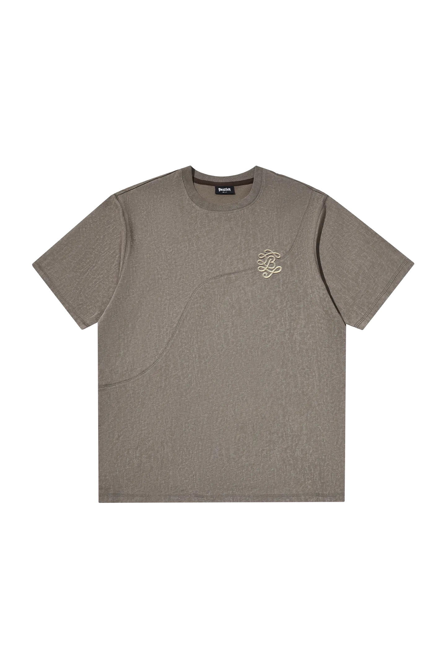 Hemp Rope Flower B Suede T-shirt