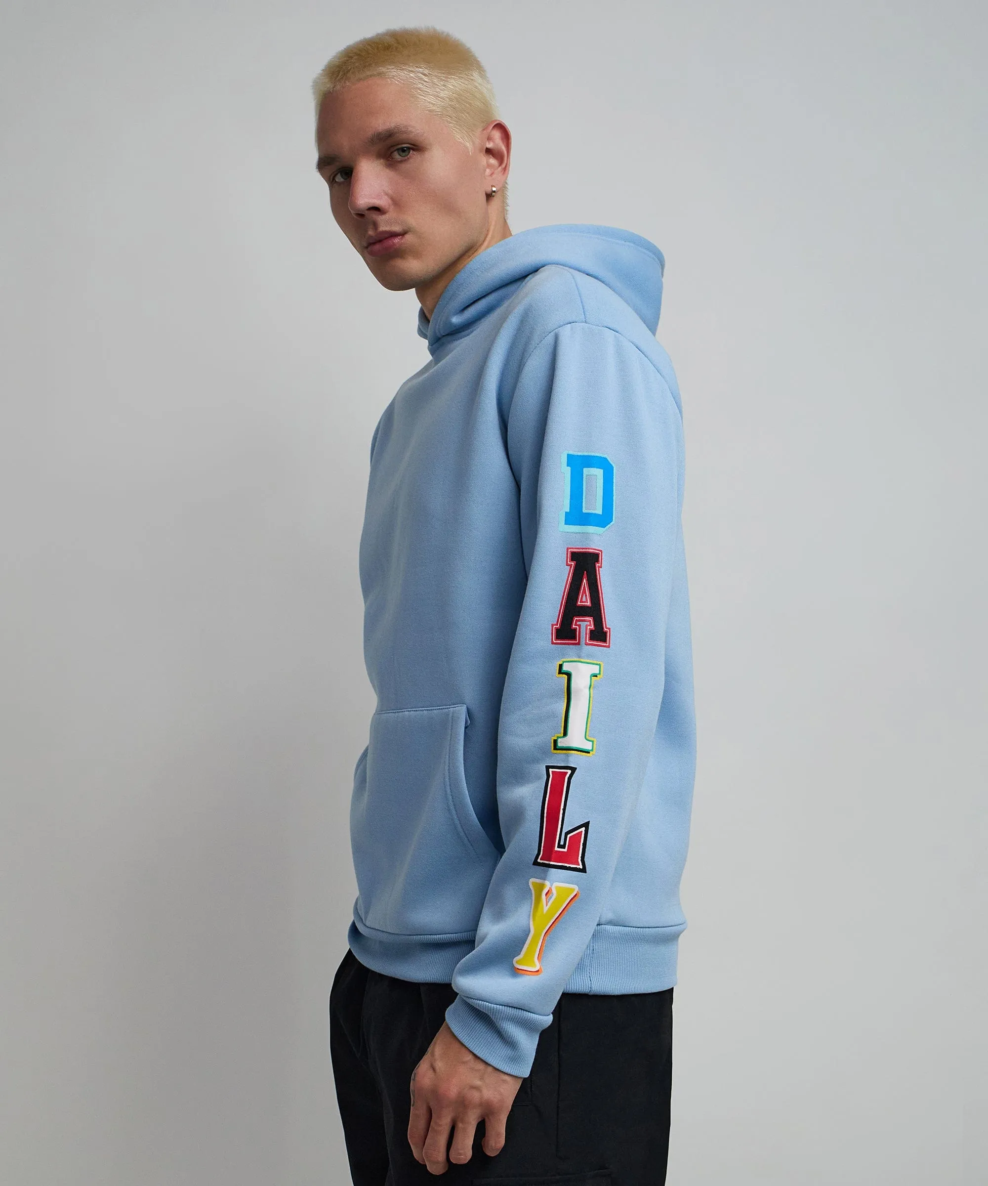 Hustle Daily Hoodie - Light Blue