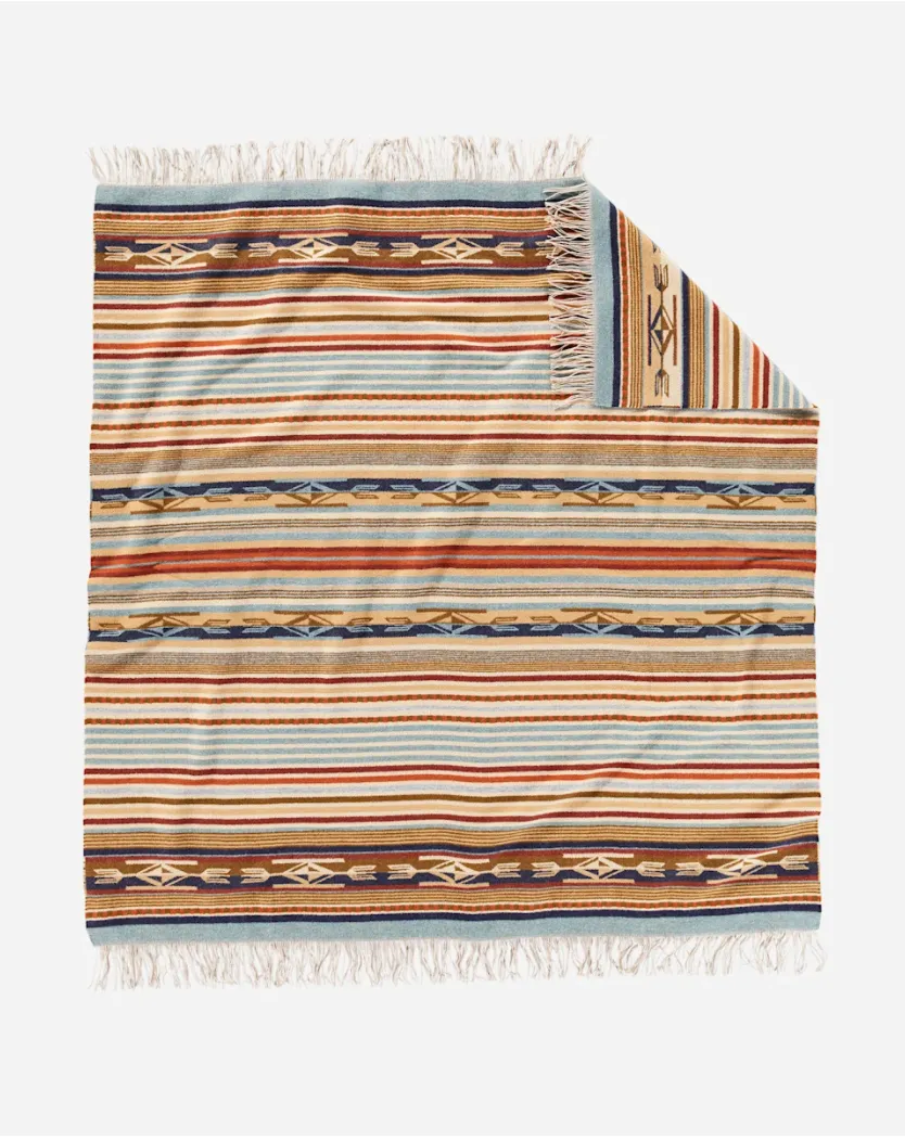 Jacquard Fringed Throw<br>Chimayo Harvest