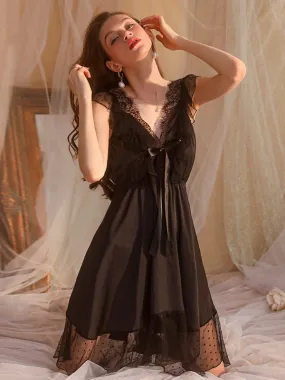 Lace Pokal Dot Nightgown