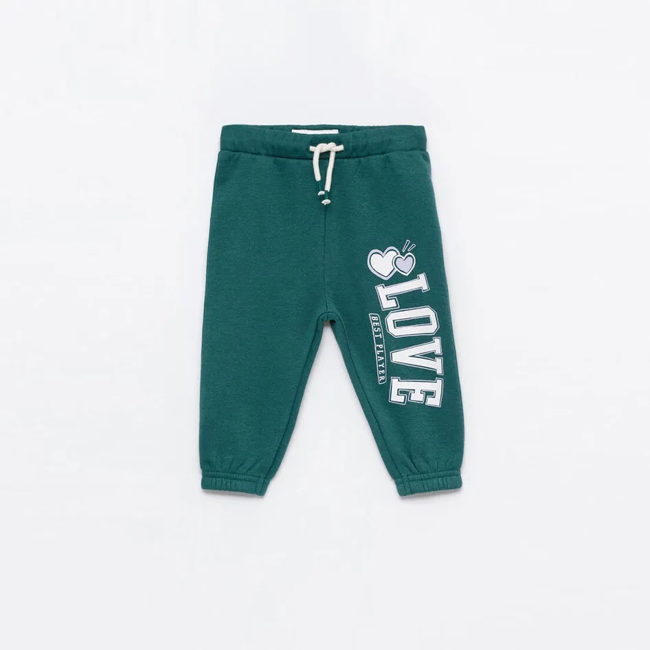 LFT - Kids 'Tan' Printed Fleece Trouser LFT496