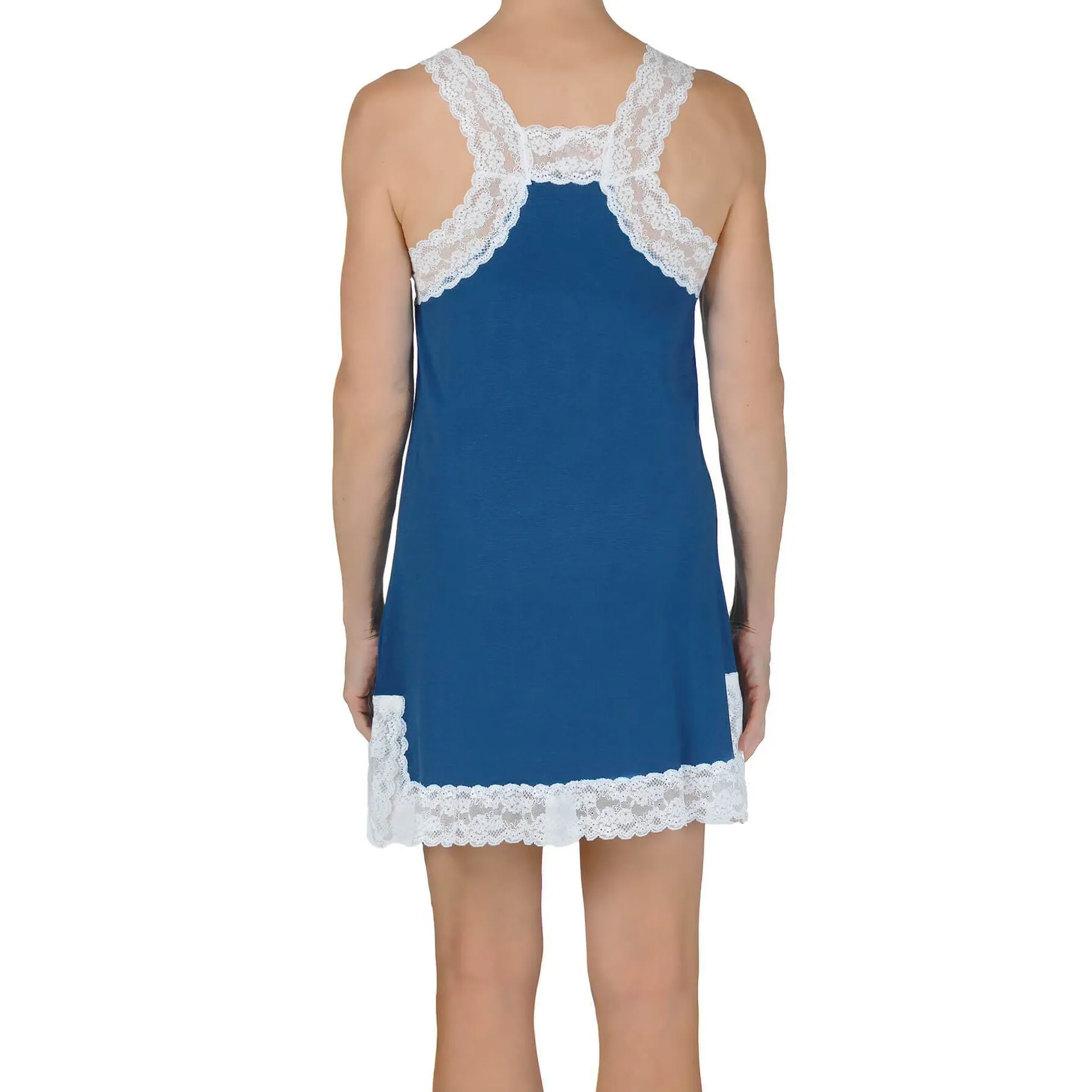 Lily Knit Chemise - Cadet Blue