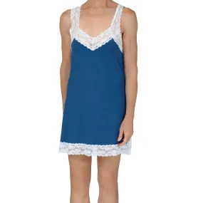 Lily Knit Chemise - Cadet Blue