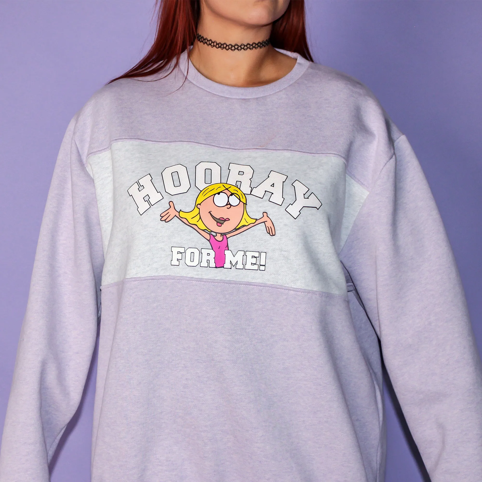 Lizzie McGuire Heathered Crewneck